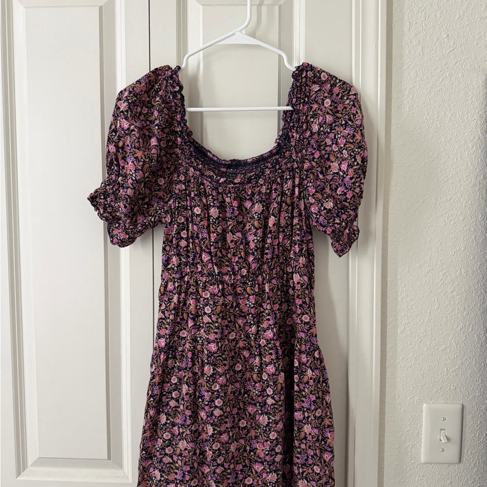 Floral Square Neck Old Navy Dress